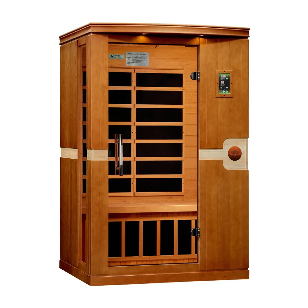 Golden Designs Saunas Golden Designs Dynamic Venice 2 Person Indoor Low EMF FAR Infrared Sauna (DYN-6210-01)