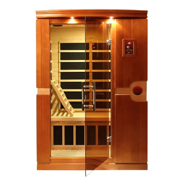 Golden Designs Saunas Golden Designs Dynamic "Venice" 2 Person Low EMF Far IR Sauna (DYN-6210-01)
