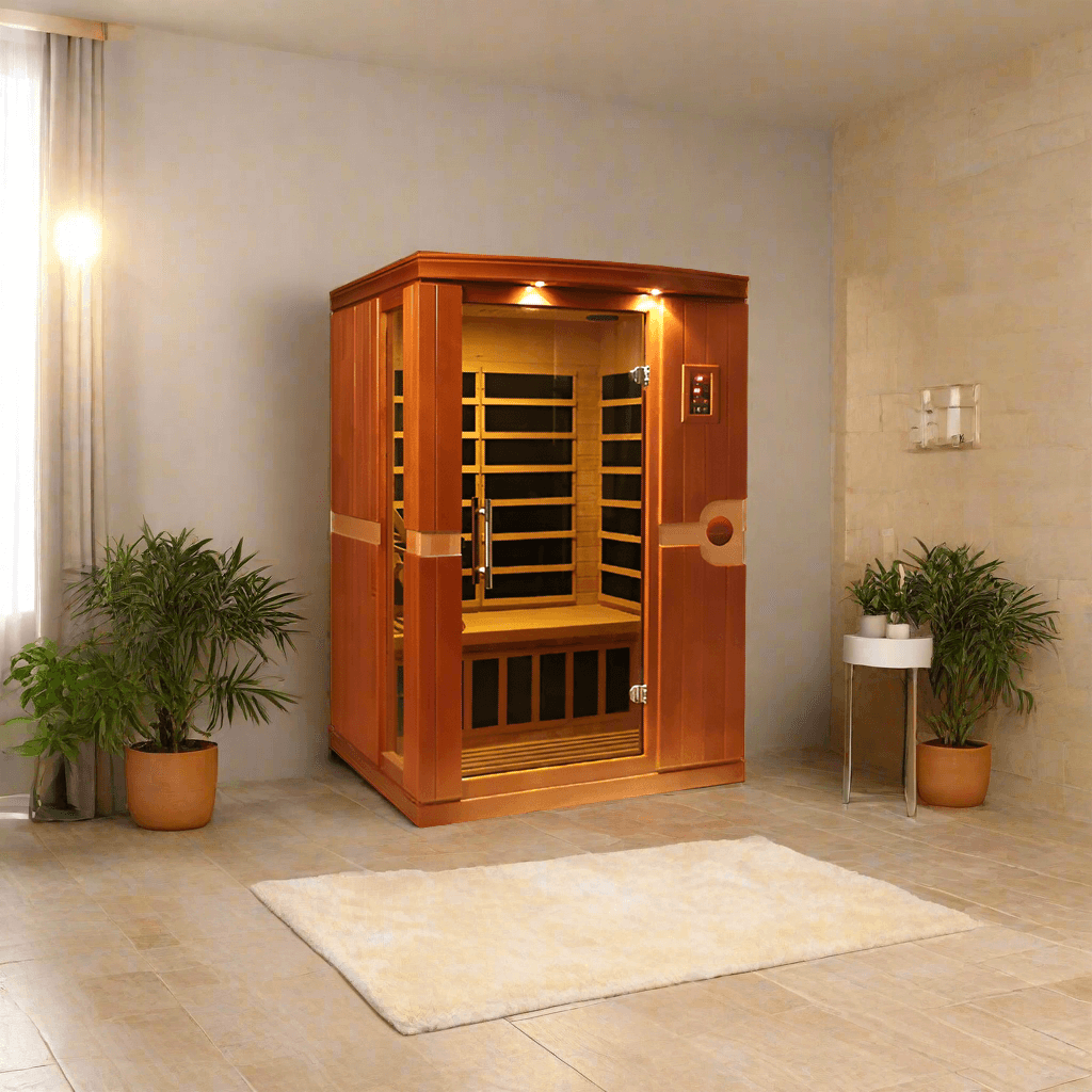 Golden Designs Saunas Golden Designs Dynamic Venice 2 Person Ultra Low EMF - Far Infrared Sauna (DYN-6210-01)