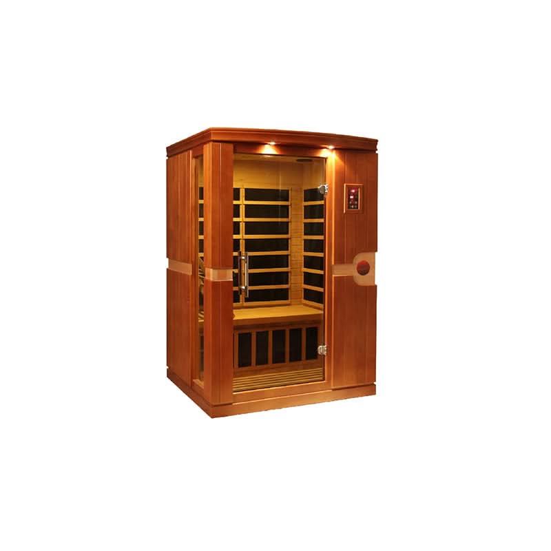 Golden Designs Saunas Golden Designs Dynamic "Venice" 2 Person Low EMF Far IR Sauna (DYN-6210-01)
