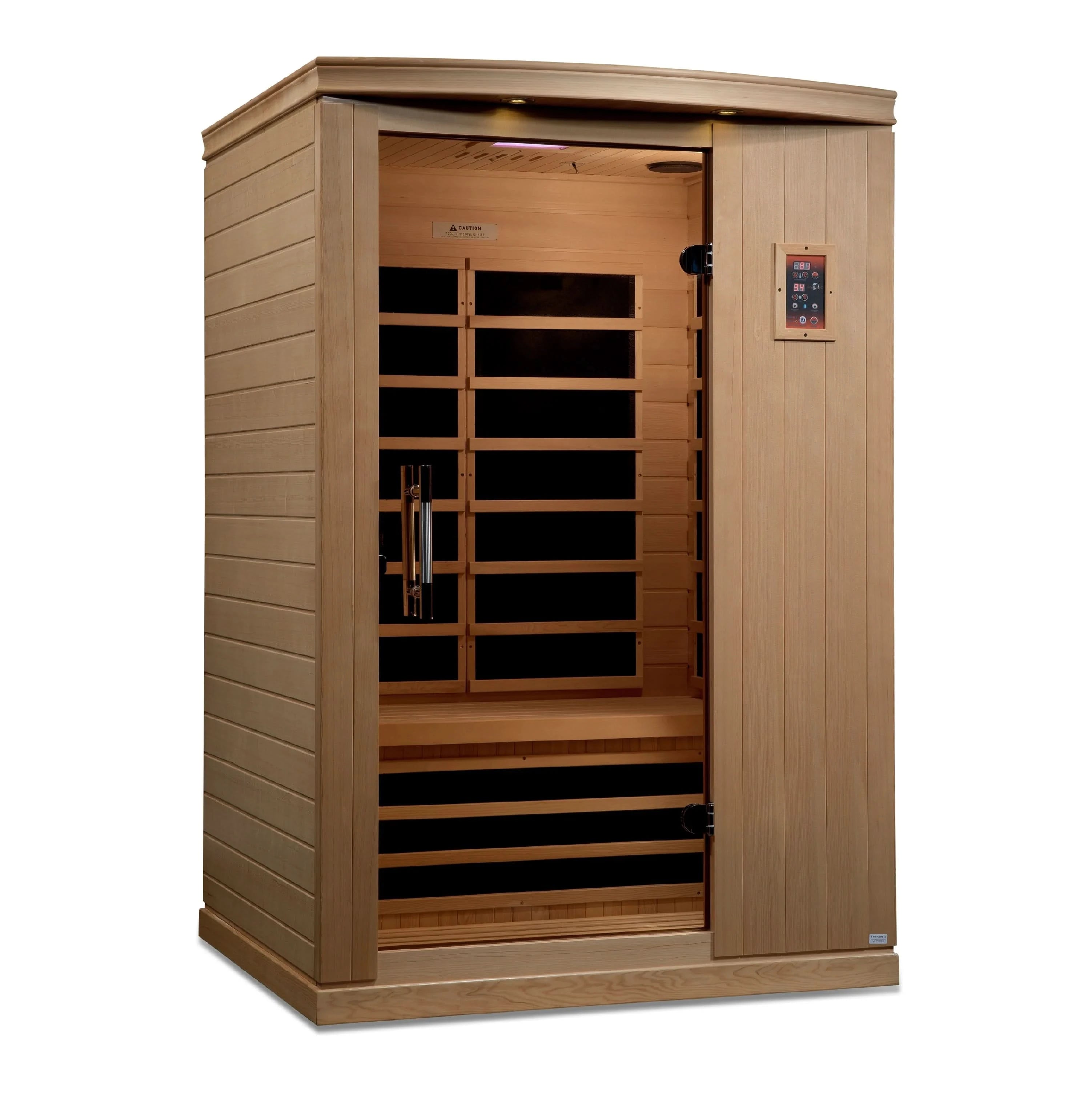 Golden Designs Saunas Golden Designs Dynamic Venice 2 Person Ultra Low EMF - Far Infrared Sauna (DYN-6210-01)