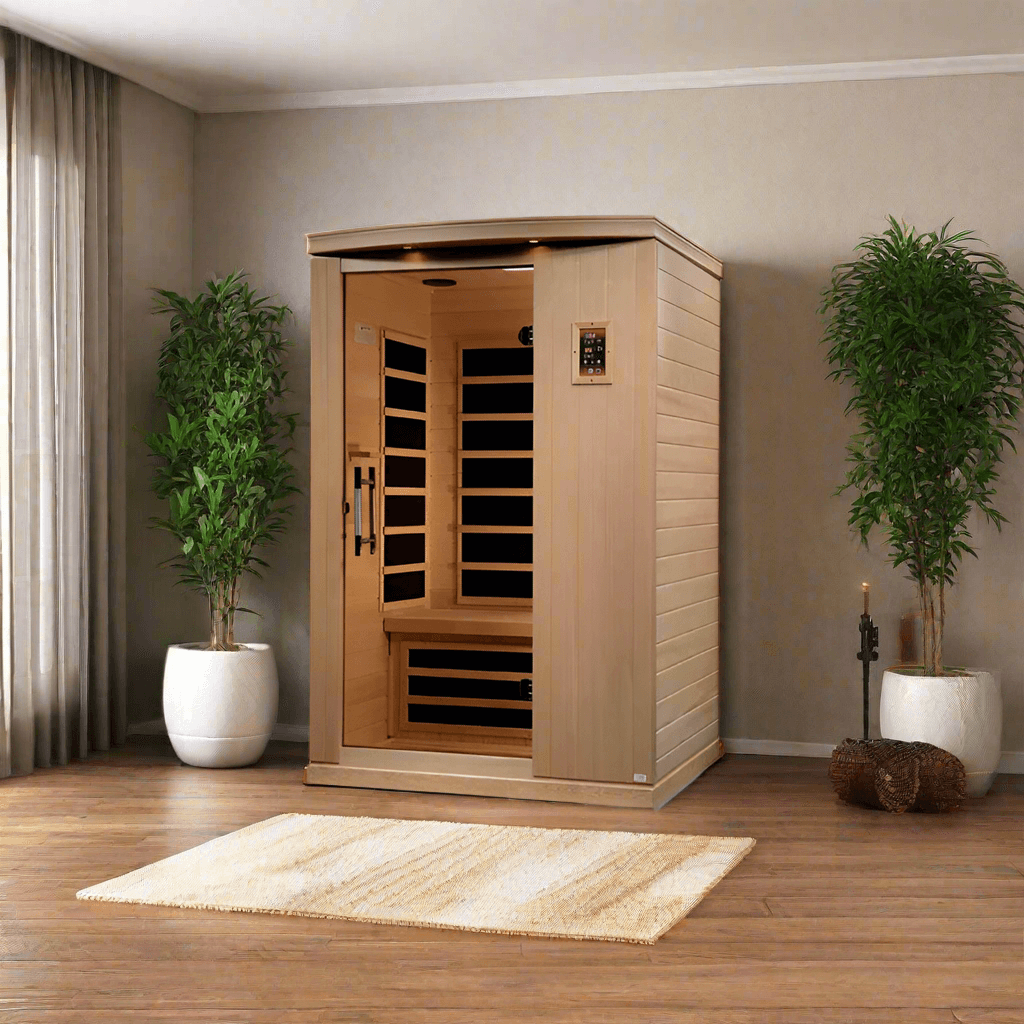 Golden Designs Saunas Golden Designs Dynamic Venice 2 Person Ultra Low EMF - Far Infrared Sauna (DYN-6210-01)