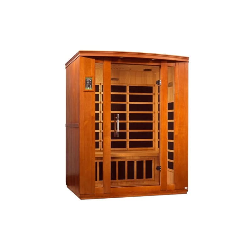 Golden Designs Saunas Golden Designs Dynamic Bellagio 3 Person Low EMF Far IR Sauna (DYN-6306-02)