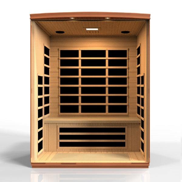 Golden Designs Saunas Golden Designs Dynamic Lugano 3 Person Ultra Low EMF FAR IR Sauna (DYN-6336-02 Elite)