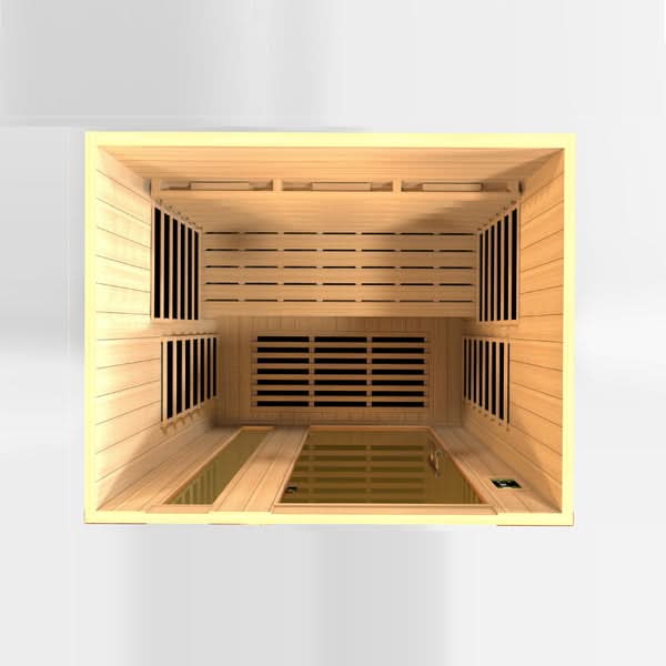 Golden Designs Saunas Golden Designs Dynamic Lugano 3 Person Full Spectrum IR Sauna (DYN-6336-03 FS)