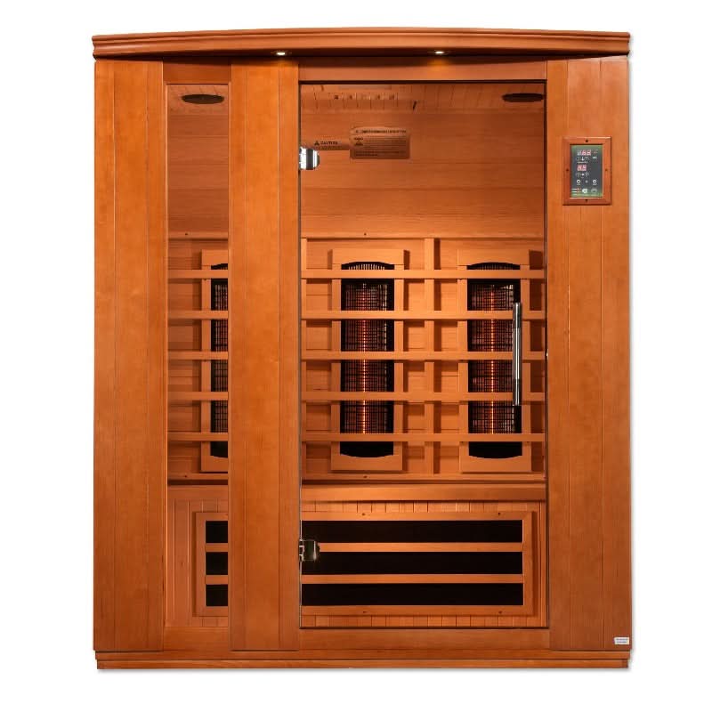 Golden Designs Saunas Golden Designs Dynamic Lugano 3 Person Full Spectrum IR Sauna (DYN-6336-03 FS)