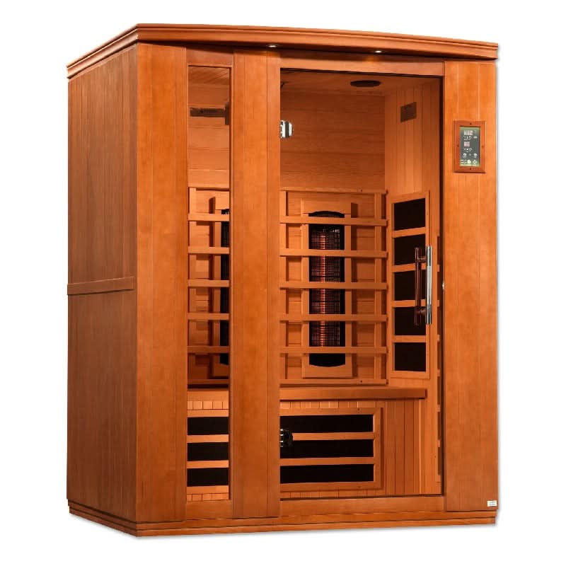 Golden Designs Saunas Golden Designs Dynamic Lugano 3 Person Full Spectrum IR Sauna (DYN-6336-03 FS)