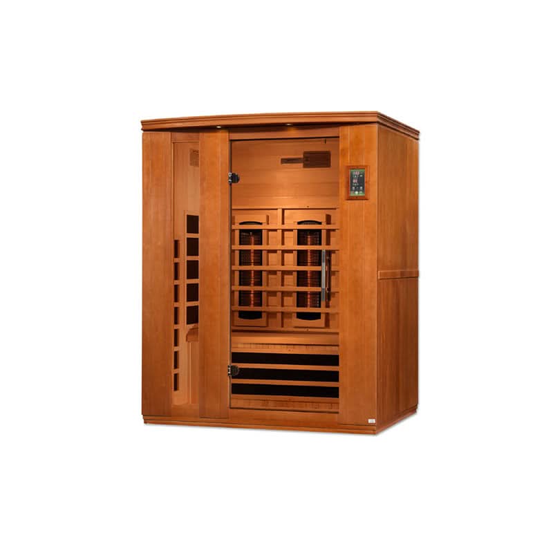 Golden Designs Saunas Golden Designs Dynamic Lugano 3 Person Full Spectrum IR Sauna (DYN-6336-03 FS)