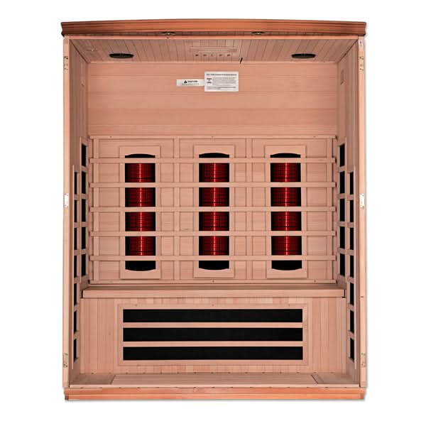 Golden Designs Saunas Golden Designs Dynamic Lugano 3 Person Full Spectrum IR Sauna (DYN-6336-03 FS)