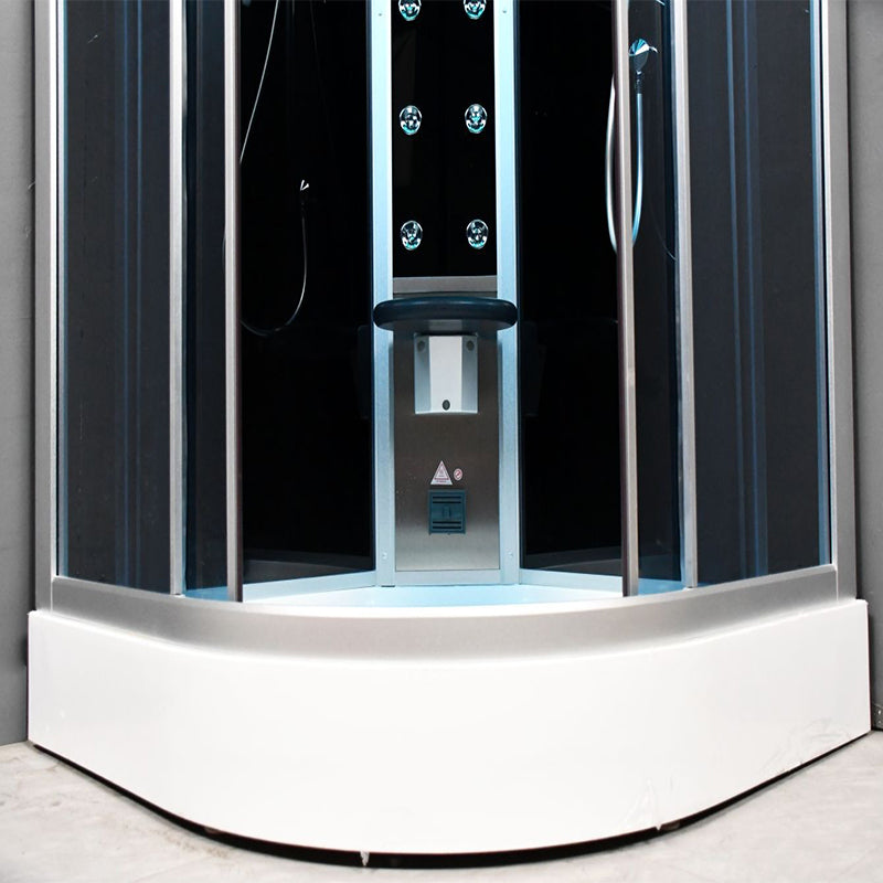 Platinum Showers Platinum DZ901L 1 Person Corner Steam Shower