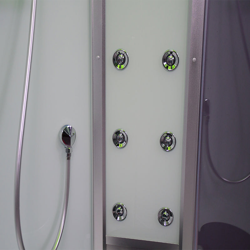 Platinum Showers Platinum DZ903A 2 Person Freestanding Sliding Door Steam Shower