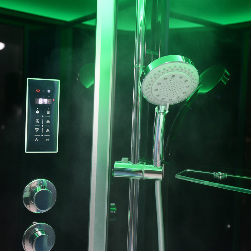 Platinum Showers Platinum DZ903L 2-Person Freestanding Sliding Door Steam Shower