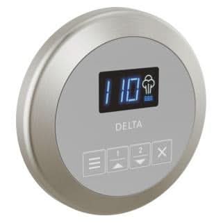 Delta Steam Shower Controls Lumicoat Stainless Delta SteamScape Classic Round Steam Control
