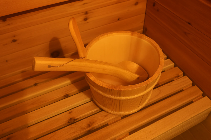 Sunray Saunas Sunray Denali 4-Person Contemporary Outdoor Sauna with Harvia Heater