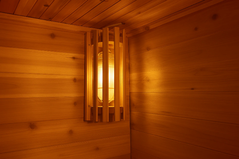 Sunray Saunas Sunray Denali 4-Person Contemporary Outdoor Sauna with Harvia Heater
