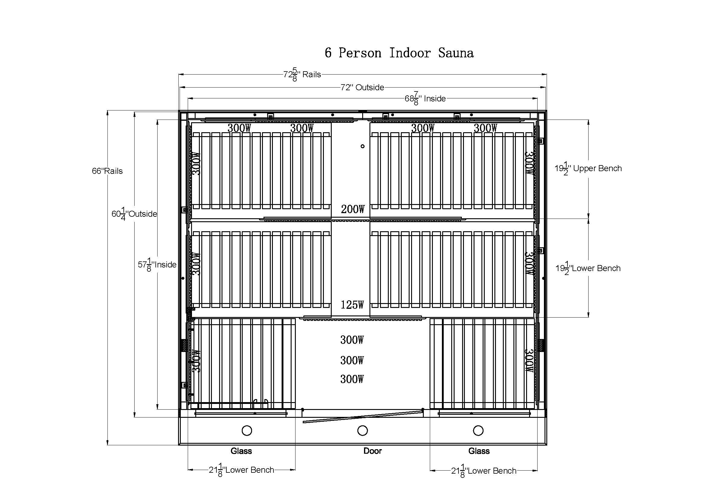 Golden Designs Saunas Golden Designs Monaco Near Zero EMF Far IR Sauna (GDI-6996-01 Elite)