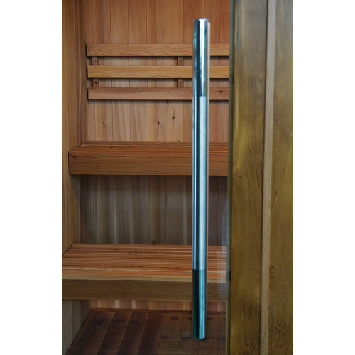 Sunray Saunas Sunray Cayman 4-Person Double Bench Outdoor Traditional Sauna