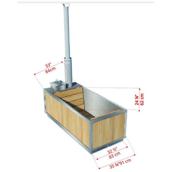 Dundalk LeisureCraft Hot Tubs Dundalk LeisureCraft The Starlight Wood Burning Hot Tub