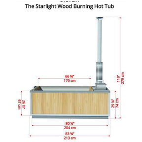 Dundalk Leisure Craft The Starlight Wood Burning Hot Tub