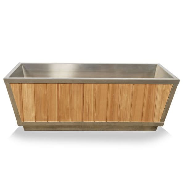 Dundalk LeisureCraft Cold Plunge Tubs Dundalk LeisureCraft The Glacier Cold Plunge Tub - Clear Red Cedar