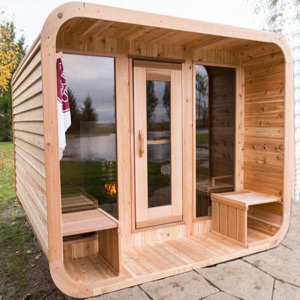 Dundalk LeisureCraft Saunas Dundalk Leisure Knotty Cedar Outdoor Luna Sauna