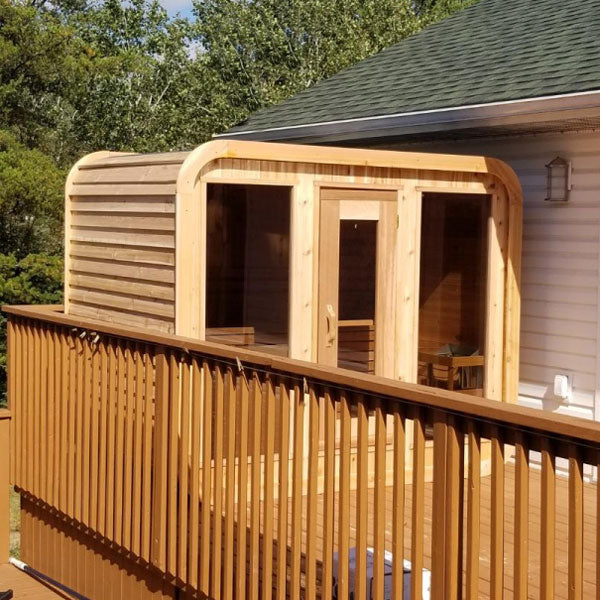 Dundalk LeisureCraft Saunas Dundalk Leisure Knotty Cedar Outdoor Luna Sauna