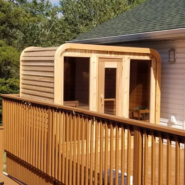 Dundalk LeisureCraft Saunas Dundalk Leisure Knotty Cedar Outdoor Luna Sauna
