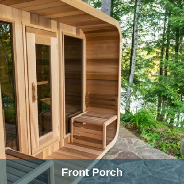 Dundalk LeisureCraft Saunas Dundalk Leisure Knotty Cedar Outdoor Luna Sauna