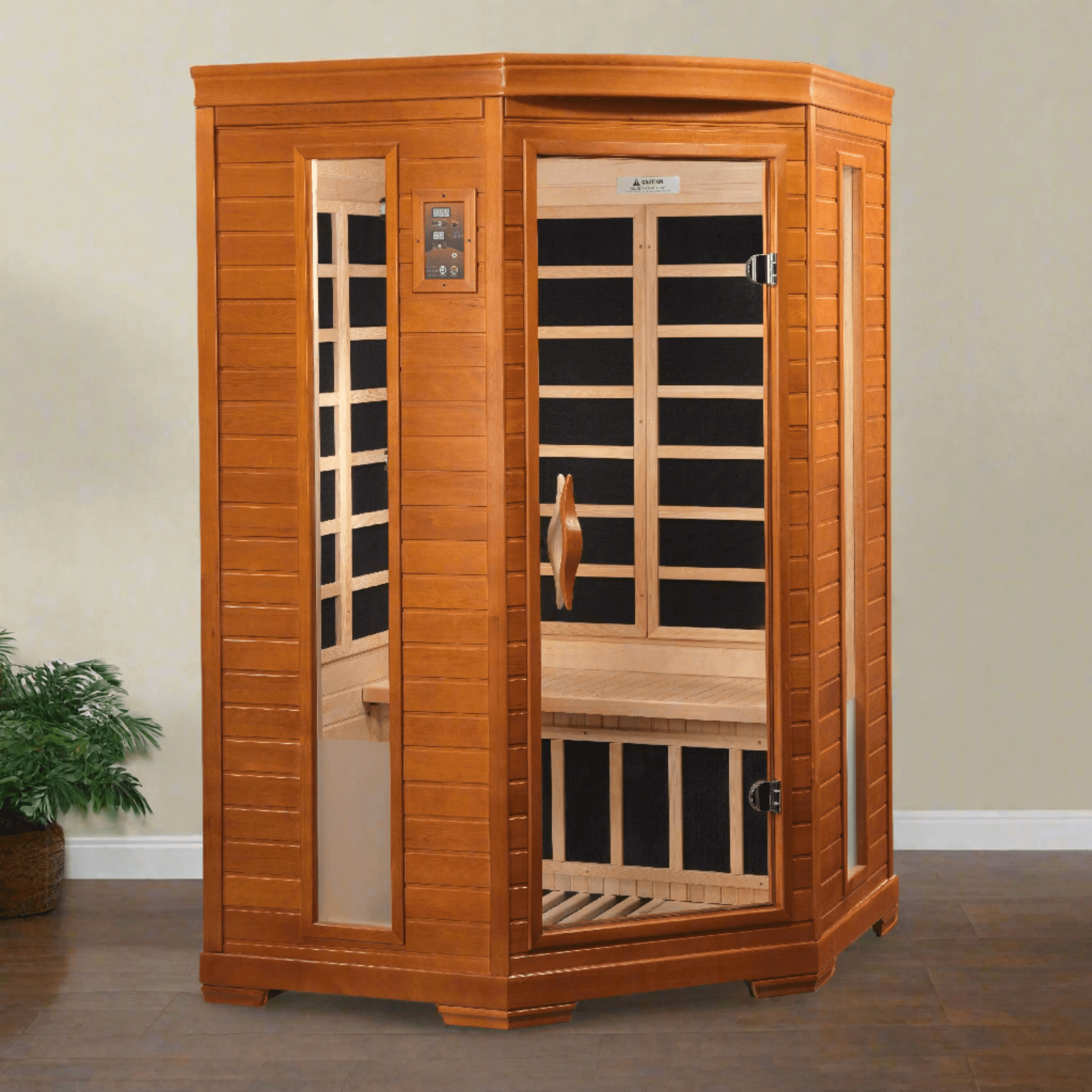 Golden Designs Saunas Golden Designs Dynamic Heming 2 Person Low EMF Far IR Sauna (DYN-6225-02)
