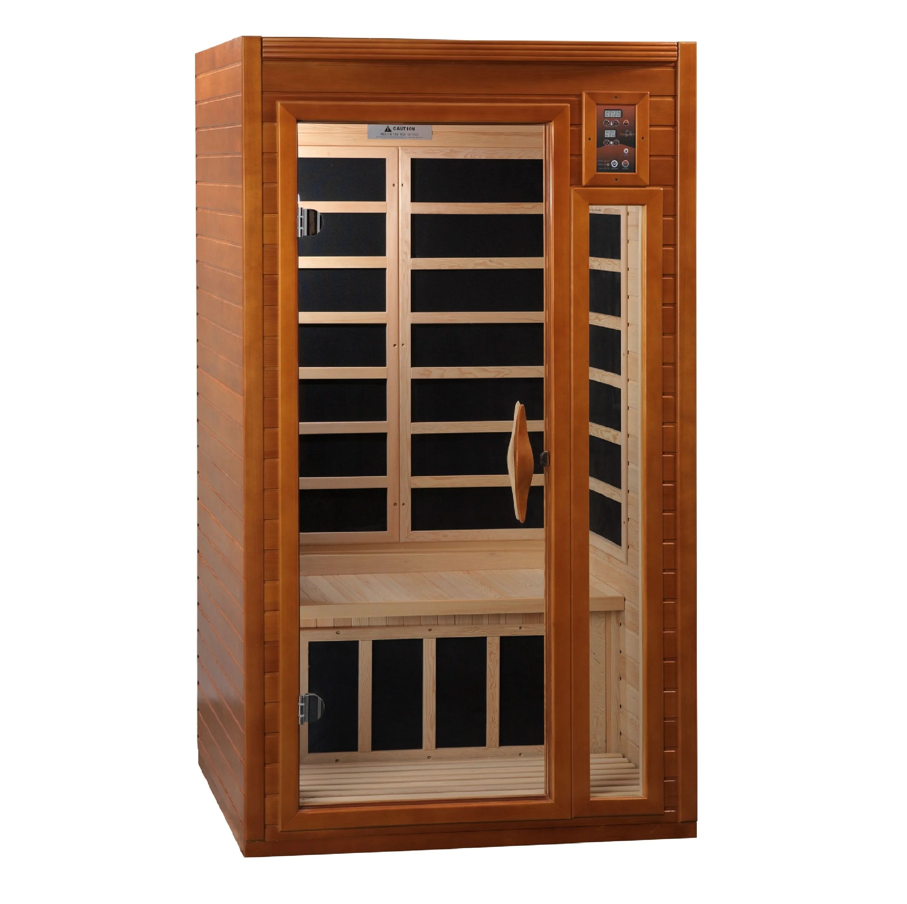 Golden Designs Saunas Golden Designs Dynamic Barcelona 1-2 Person Low EMF Far IR Sauna (DYN-6106-01)