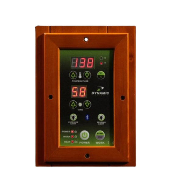 Golden Designs Saunas Golden Designs Dynamic Barcelona 1-2 Person Low EMF Far IR Sauna (DYN-6106-01)