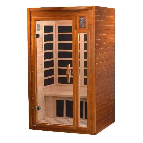 Golden Designs Saunas Golden Designs Dynamic Barcelona 1-2 Person Low EMF Far IR Sauna (DYN-6106-01)
