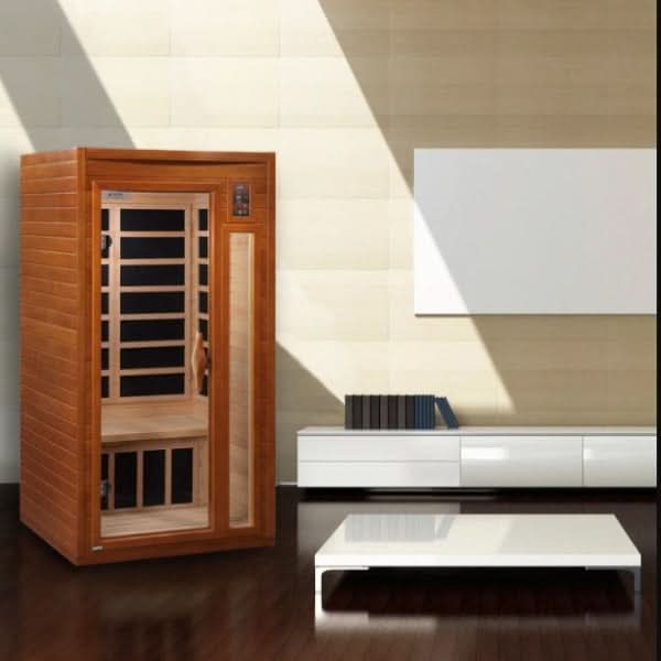 Golden Designs Saunas Golden Designs Dynamic Barcelona 1-2 Person Low EMF Far IR Sauna (DYN-6106-01)
