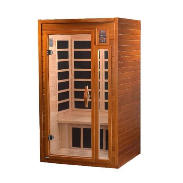Golden Designs Saunas Golden Designs Dynamic Barcelona 1-2 Person Low EMF Far IR Sauna (DYN-6106-01)