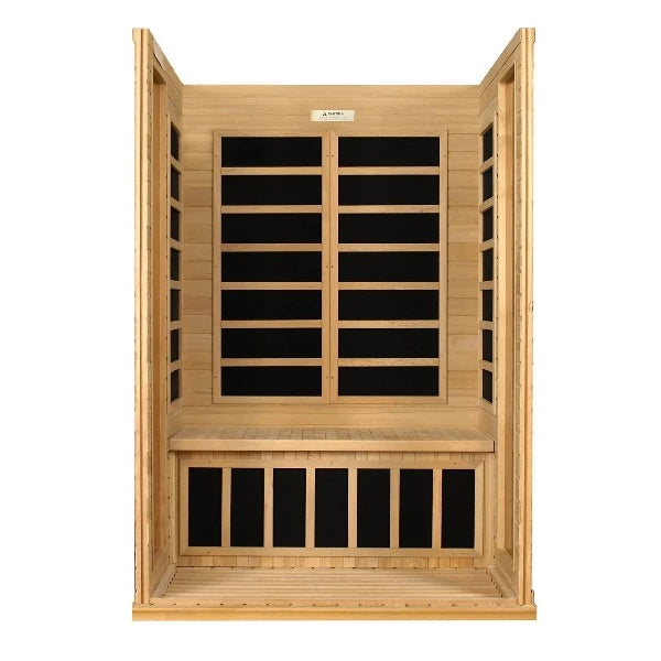 Golden Designs Saunas Golden Designs Dynamic Versailles 2 Person Low EMF Far IR Sauna (DYN-6202-03)