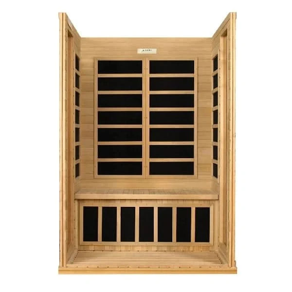 Golden Designs Saunas Golden Designs Dynamic Versailles 2 Person Low EMF Far IR Sauna (DYN-6202-03)