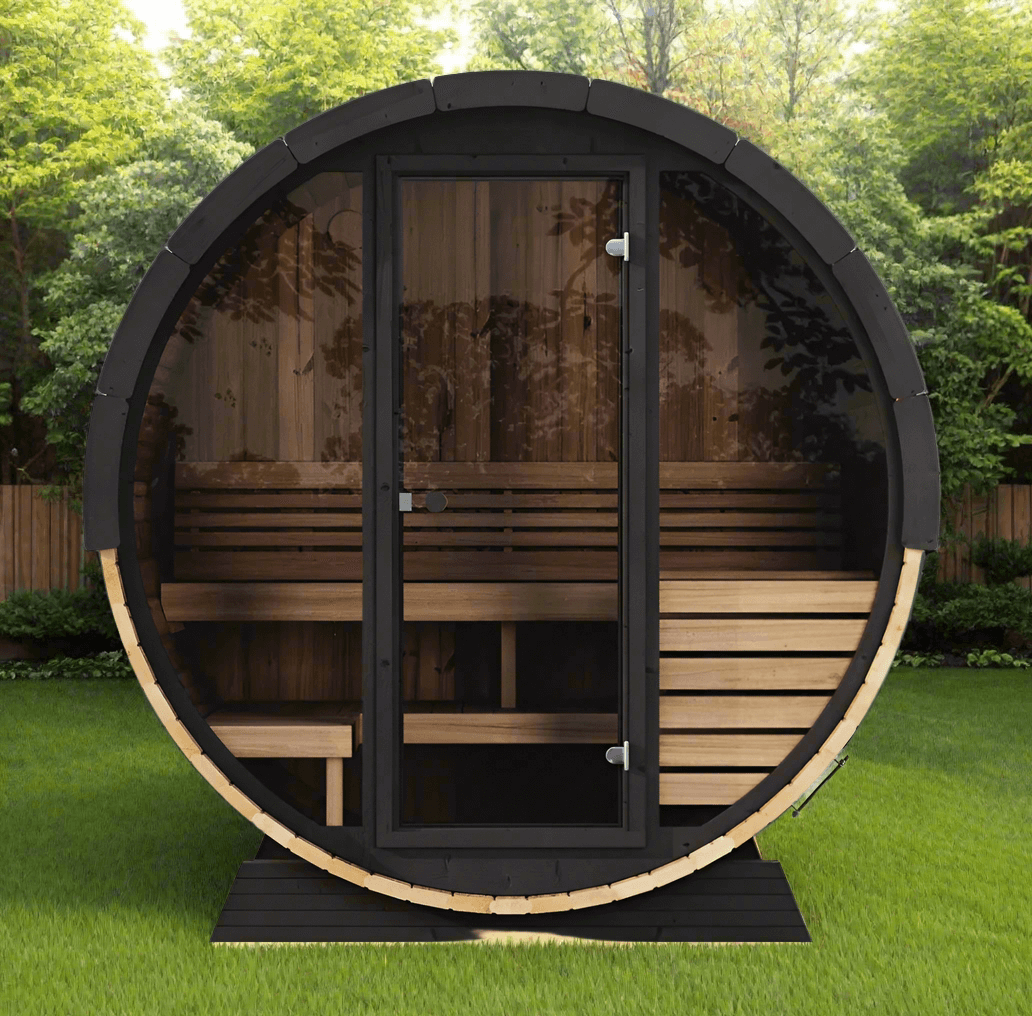 SaunaLife Saunas SaunaLife Model EE6G 4 Person Sauna Barrel