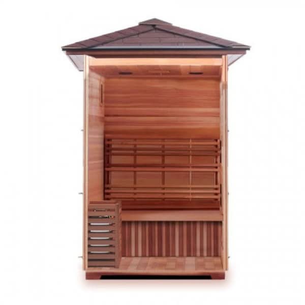 Sunray Saunas Sunray Eagle 2-Person Outdoor Traditional Sauna