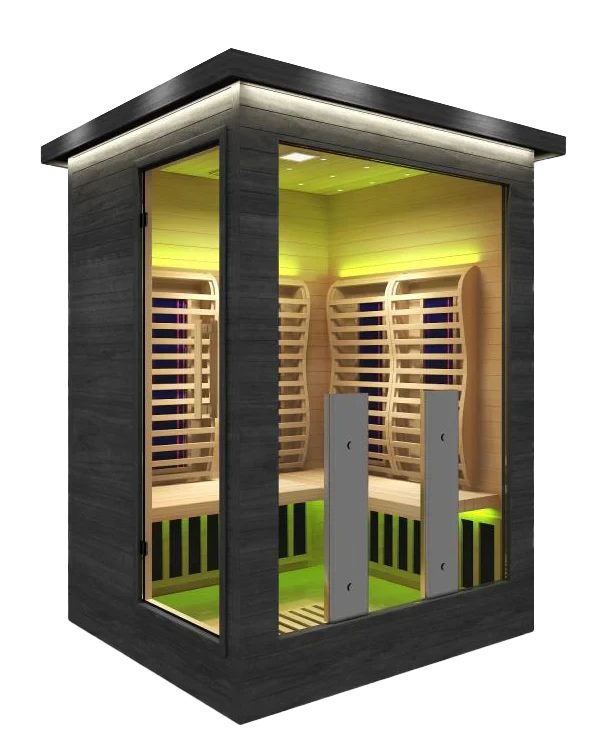 Sun Home Saunas Sun Home Luminar™ Outdoor 2-Person Full-Spectrum Infrared Sauna