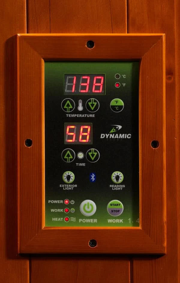 Golden Designs Saunas Golden Designs Dynamic Avila 1-2 Person Ultra Low EMF FAR IR Sauna (DYN-6103-01 Elite)