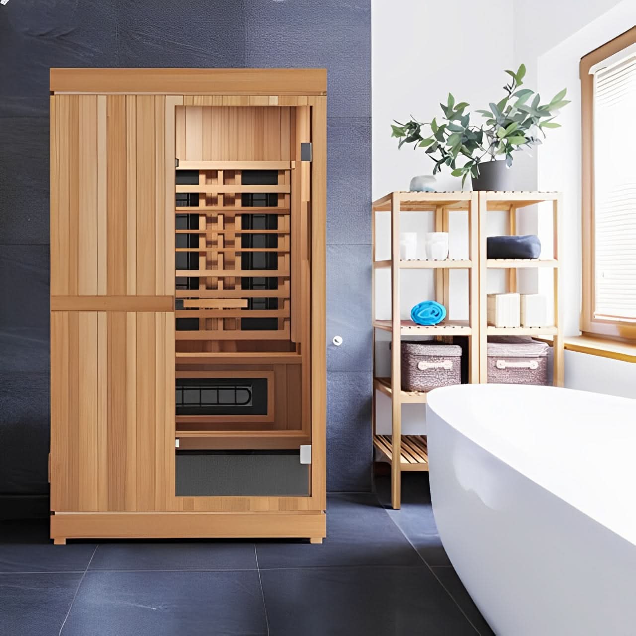 Finnmark Saunas Finnmark 2 Person FD-4 Trinity Infrared & Steam Sauna Combo