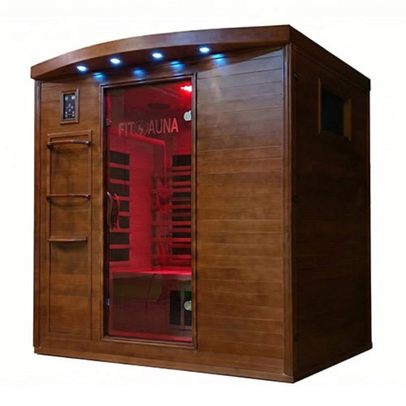 FitSauna Saunas FitSauna 3-Person Hemlock Infrared Cabin Sauna with Fitness System