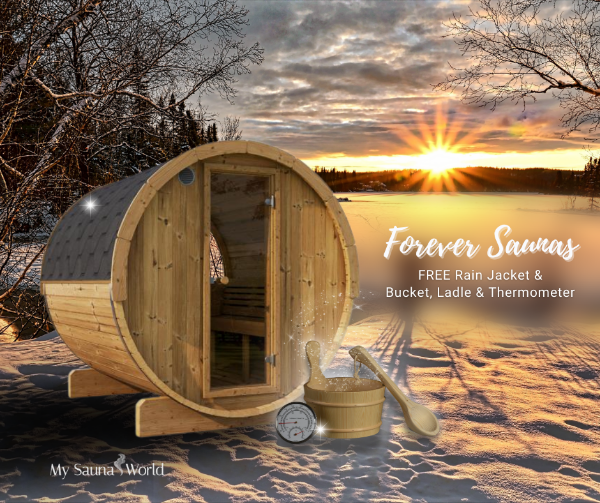 SaunaLife Saunas SaunaLife Model E7W 4 Person Sauna Barrel - Window