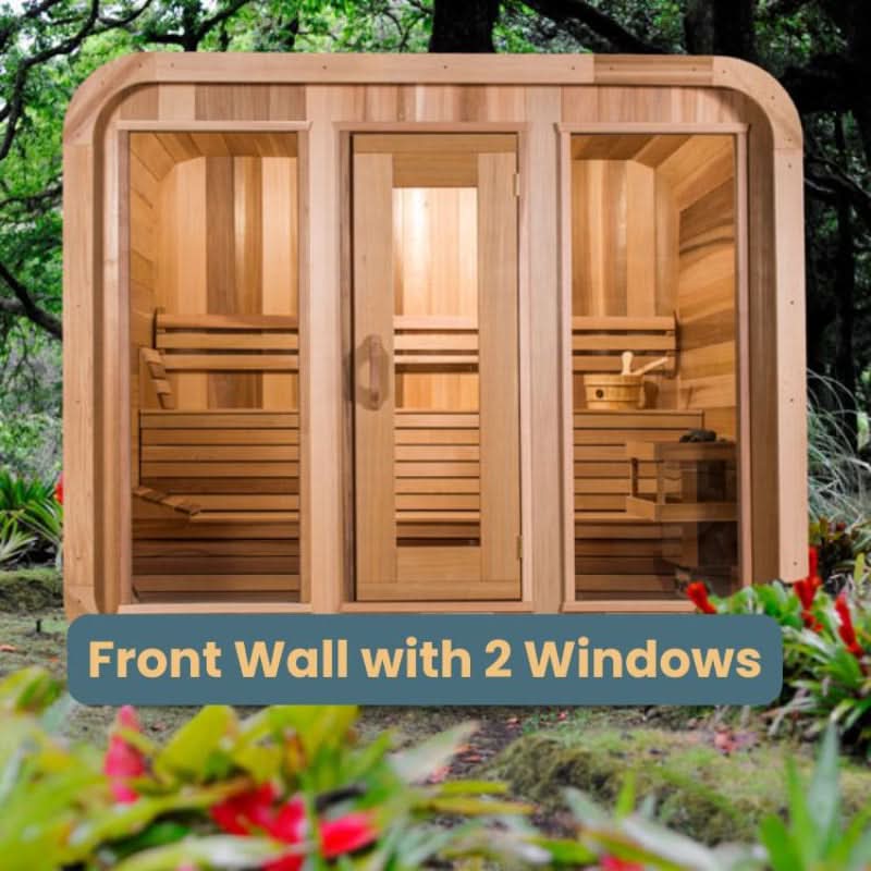 Dundalk LeisureCraft Saunas Dundalk Leisure Knotty Cedar Outdoor Luna Sauna