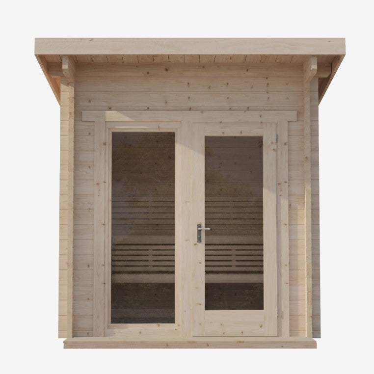 SaunaLife Saunas SaunaLife Model G4 6-Person Garden Series Outdoor Home Sauna Kit