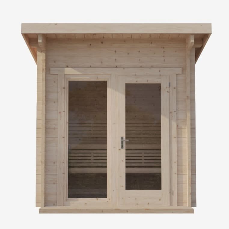 SaunaLife Saunas SaunaLife Model G4 6-Person Garden Series Outdoor Home Sauna Kit