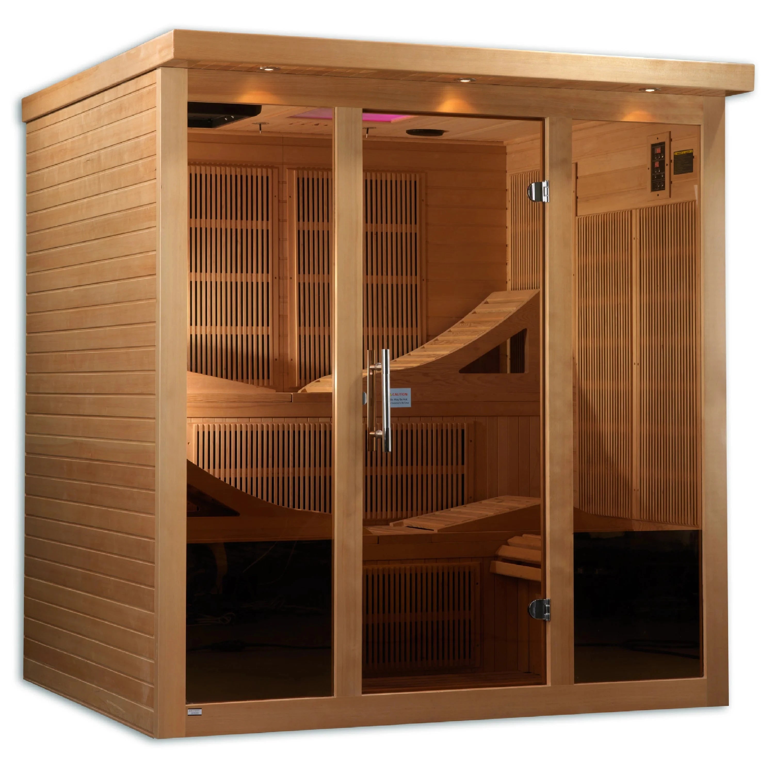 Golden Designs Saunas Golden Designs Monaco Near Zero EMF Far IR Sauna (GDI-6996-01)