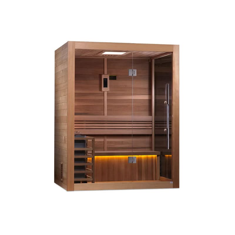 Golden Designs Saunas Golden Designs Hanko 2-3 Person Traditional Sauna (GDI-7202-01)