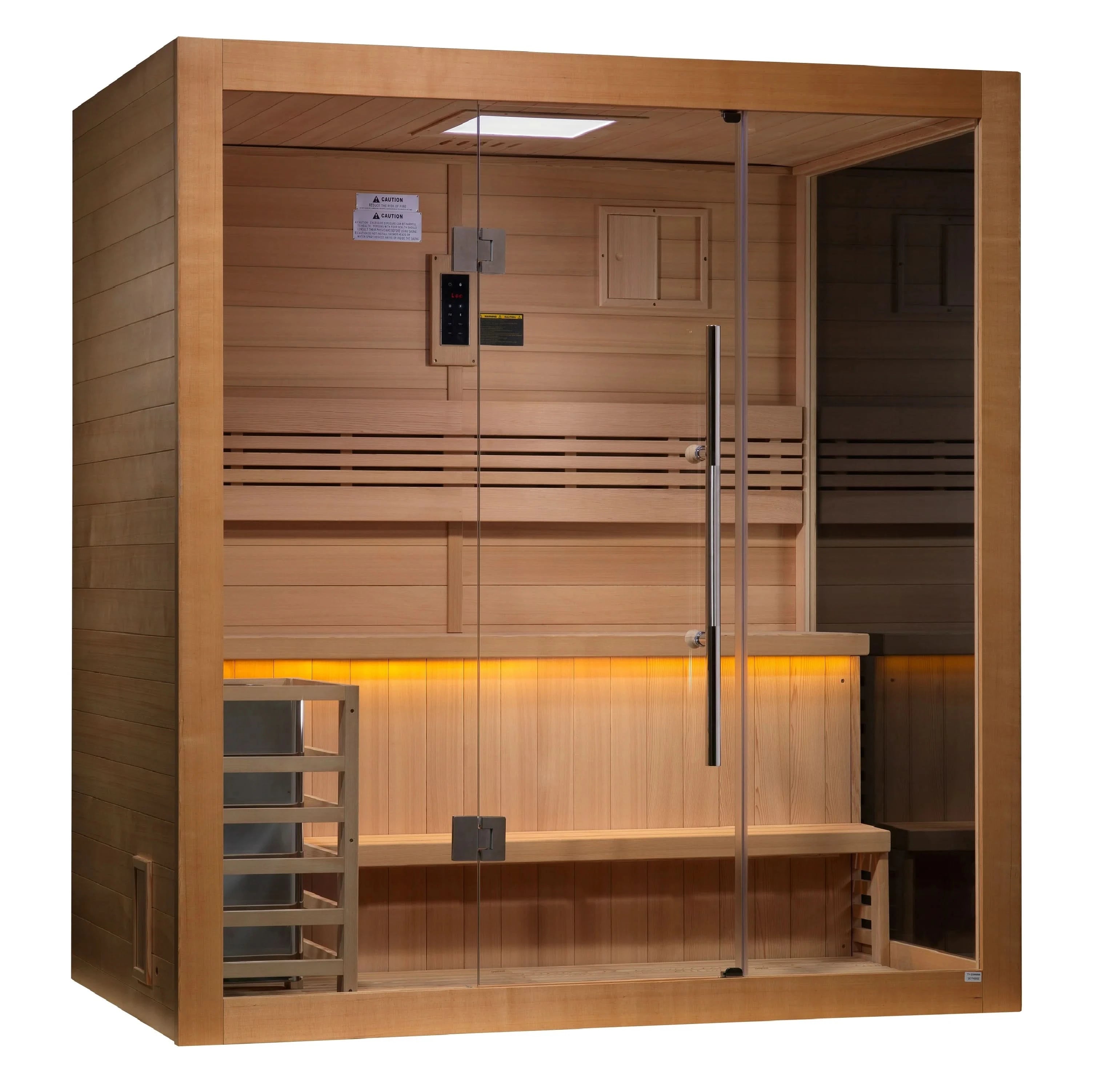 Golden Designs Saunas Golden Designs Forssa 3-4 Person Traditional Sauna (GDI-7203-01)