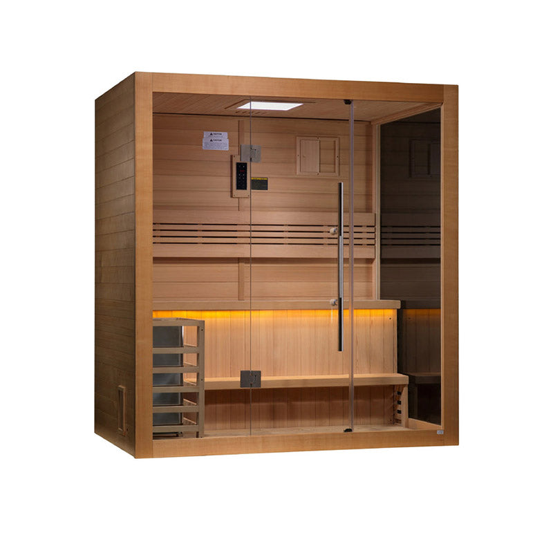 Golden Designs Saunas Golden Designs Forssa 3-4 Person Traditional Sauna (GDI-7203-01)